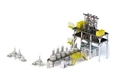 Double Screw Continuous Mixer