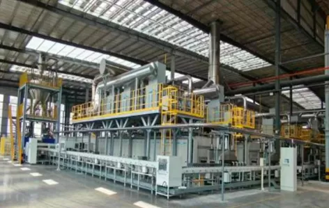 4-Row Nitrogen Roller Furnace for Anode